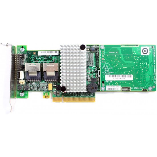 LSI 6GB Quad-Port PCIe SAS Raid Card L3-25121-56B