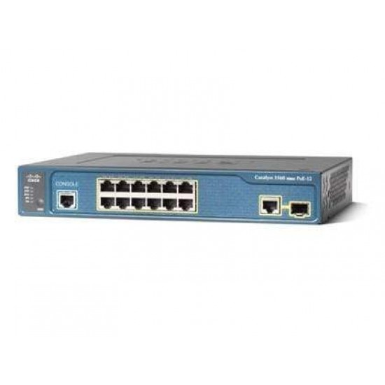 Cisco Catalyst 3560 12 Port POE Switch WS-C3560-12PC-S V02