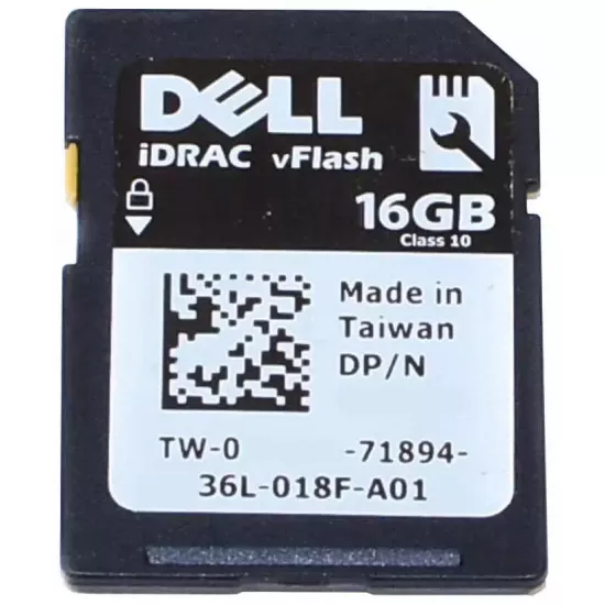 Refurbished Dell 16GB iDRAC6 vFlash Class 10 SD Card T6NY4