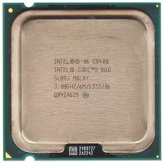 Refurbished Intel Core2 Duo processor E8400 6M Cache, 3.00 GHz, 1333
