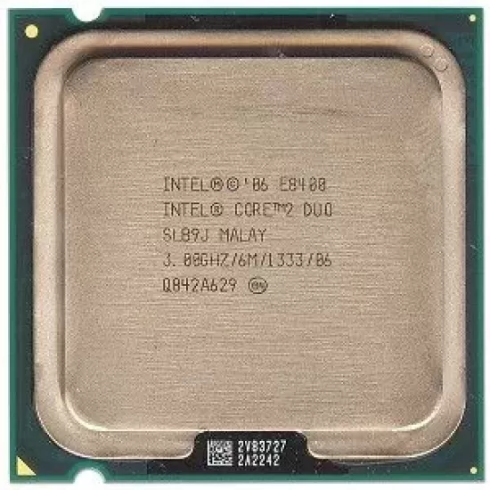 Refurbished Intel Core2 Duo processor E8400 6M Cache, 3.00 GHz, 1333