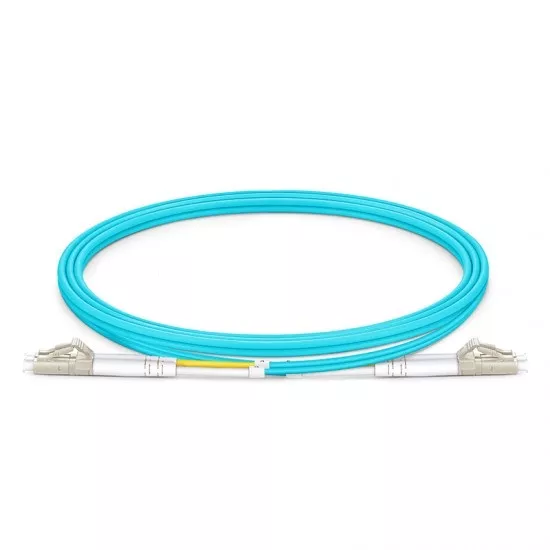 Refurbished 1.5M 2MM Jacket 10G OM3 LC-LC Duplex FC Patch Cord