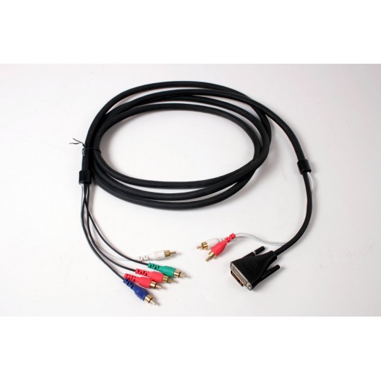Polycom DVI+2 RCA to 5 RCA HDX 3M Monitor Cable 2457-24772-001