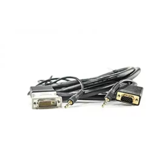 Refurbished Cisco DVI-VGA Cable 8M With 3.5MM Mini-Jack CAB-DVI-VGA-8M