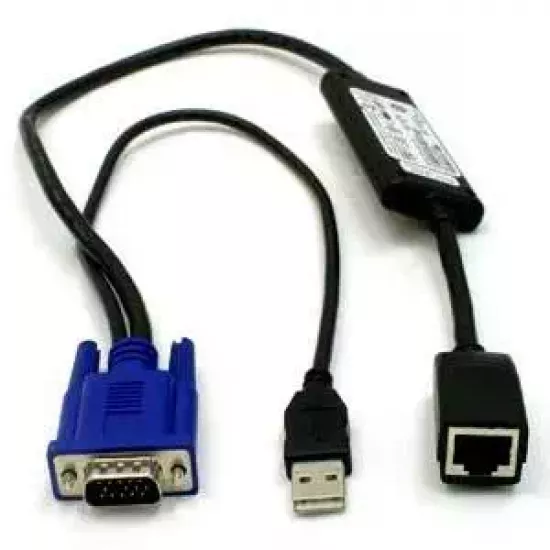 Refurbished Dell KVM System Interface Pod Adapter SIP USB Cable 0UF366