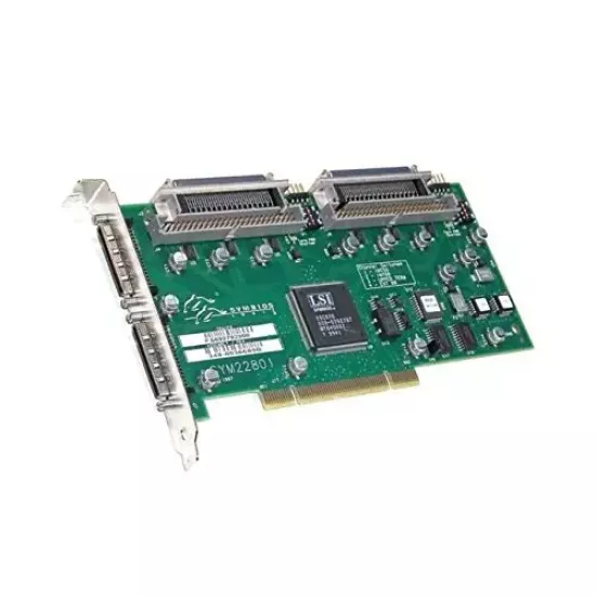 Refurbished Symbios Logic Dual HVD Ultra/Wide SCSI Controller Card 348-0036690A