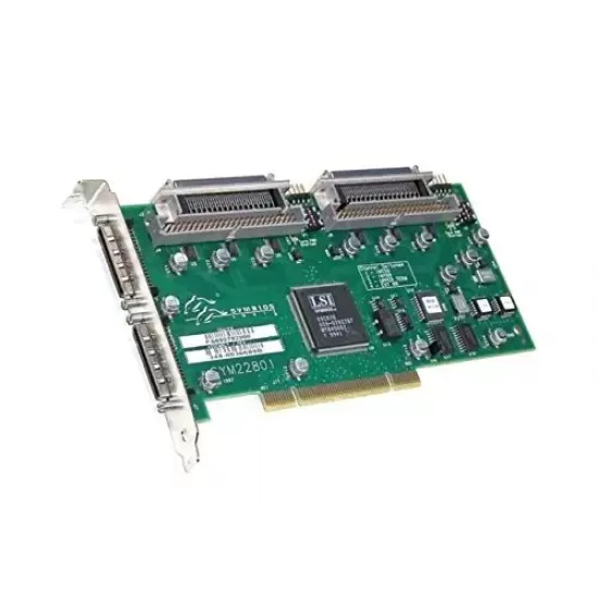 Refurbished Symbios Logic Dual HVD Ultra/Wide SCSI Controller Card 348-0036690A