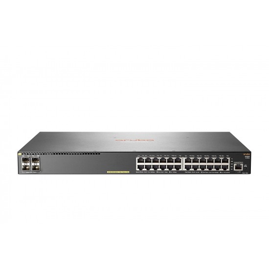 HP Aruba 2930F 24G PoE4SFP 24 Port Switch JL255A