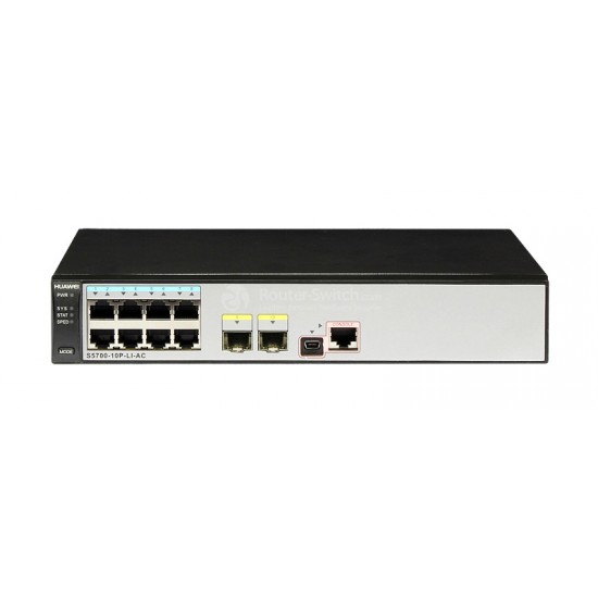 Huawei 10 ports PoE Gigabit Managed Switch S5700-10P-PWR-LI-AC