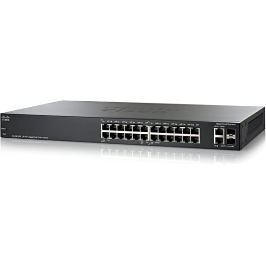 Cisco 200 26 Port Gigabit PoE Smart Switch SG200-26P