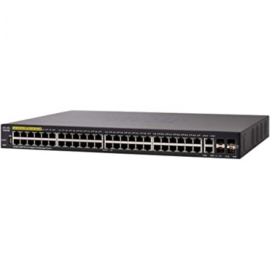 Cisco 52-Port Gigabit PoE Managed Switch SG350-52MP-K9 V03