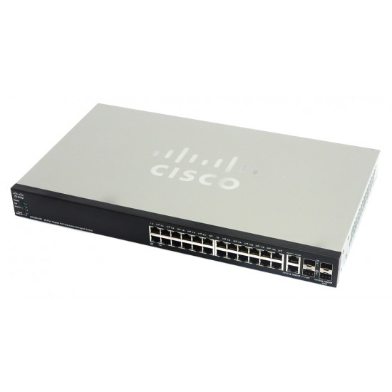 Cisco SG500 28 Port Gigabit PoE Managed Switch SG500-28P-K9 V06