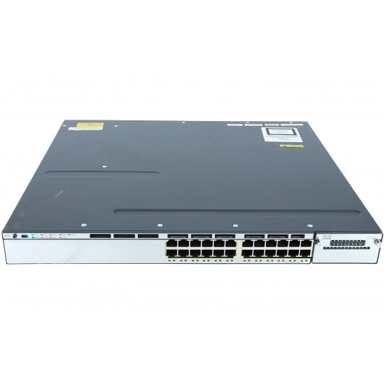 Cisco 3750 24-Port 10/100/1000 PoE Switch WS-3750X-24T-S