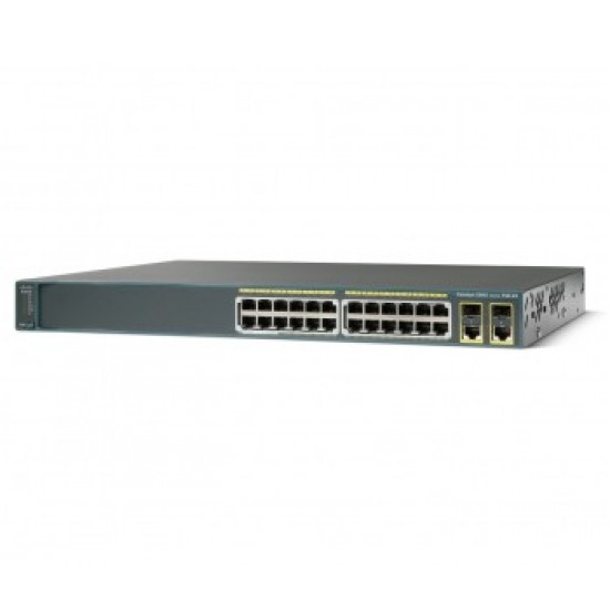 Cisco Catalyst 2960 Series 24 Port 10/100 PoE Managed Switch WS-C2960-24PC-L V05