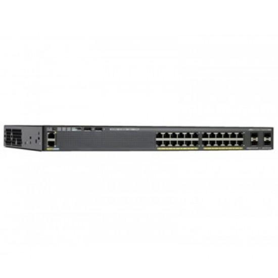 Cisco Catalyst 2960X 2960-XR 24-Port PoE Switch WS-C2960X-24PD-L V01