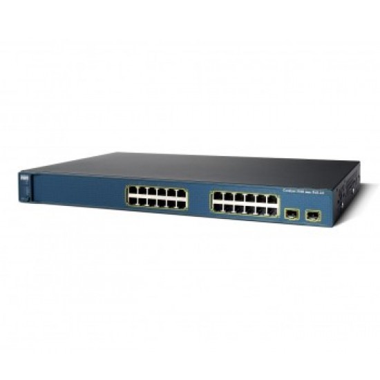 Cisco Catalyst 3560 Series 24 Port 10/100 PoE 2 SFP IPB Managed Switch WS-C3560-24PS-S V07