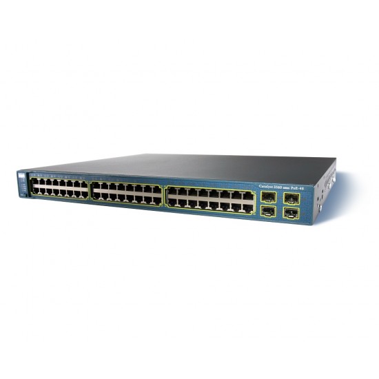 Cisco Catalyst 3560 48 Port POE 802.3af Managed Switch WS-C3560-48PS-E