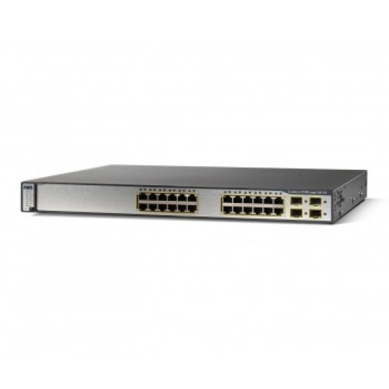Cisco Catalyst Layer 3 24 Port Managed switch WS-C3750G-24PS-S V06
