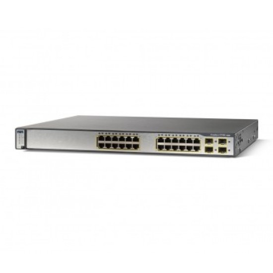 Cisco Catalyst 24Ports Managed Switch WS-C3750G-24TS-S V08