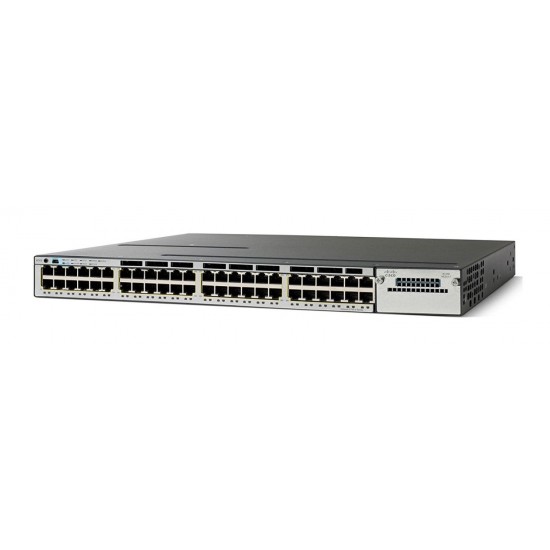 Cisco 3750-X- Series POE+ 48 Ports Managed Switch WS-C3750X-48PF-L V03