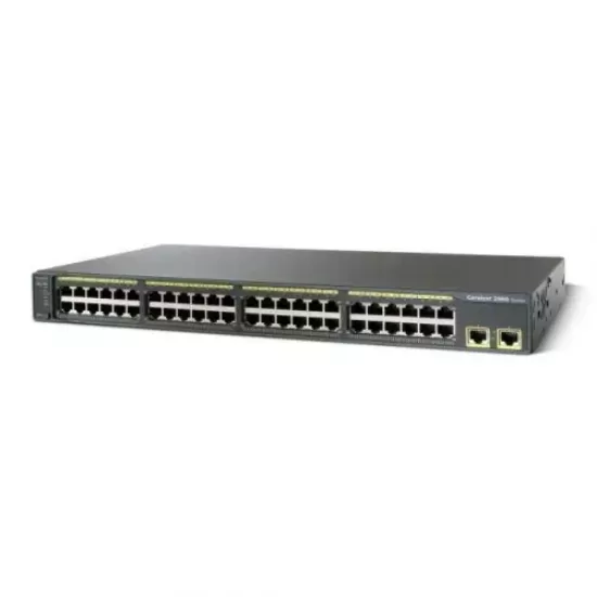 Refurbished Cisco Catalyst 2960 48Port Managed Switch Without SFP WS-C2960-48TT-L