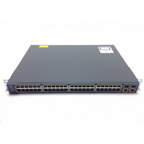 Cisco Catalyst 2960 Series POE 48 Ports Managed Switch WS-C2960-48PST-L V04