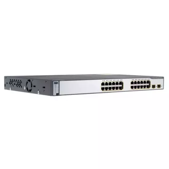 Refurbished Cisco Catalyst 3750 Series 24 Port POE Managed Switch WS-C3750-24PS-S