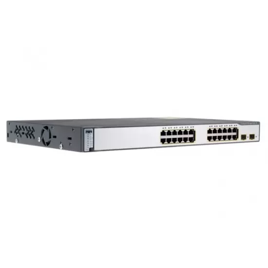 Refurbished Cisco Catalyst 3750 Series 24 Port POE Managed Switch WS-C3750-24PS-S