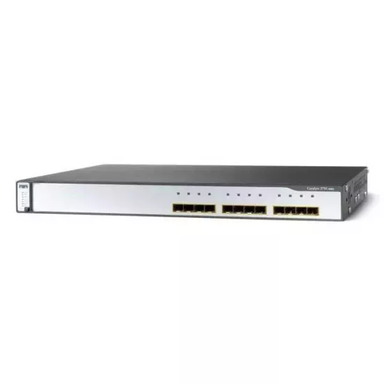 Refurbished Cisco Catalyst 3750G 12Port Switch Without SFP WS-C3750G-12S-S E-E011-03-3525(A)