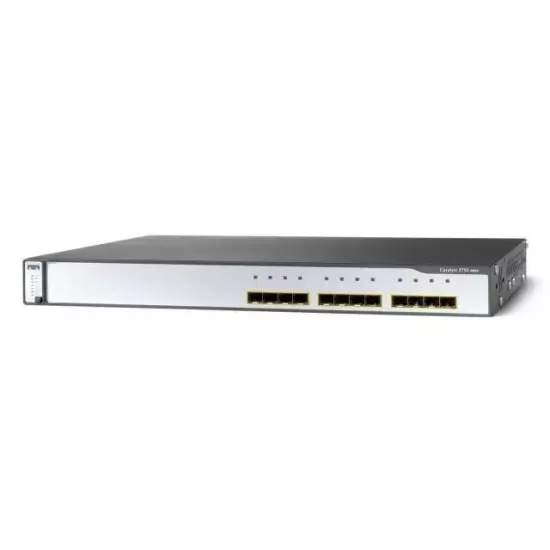 Refurbished Cisco Catalyst 3750G 12Port Switch Without SFP WS-C3750G-12S-S E-E011-03-3525(A)