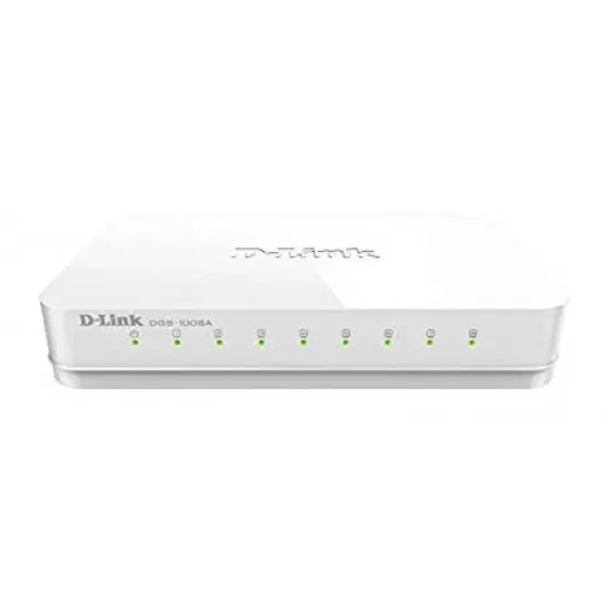 Refurbished D-Link DGS-1008A 8-Port desktop Switch