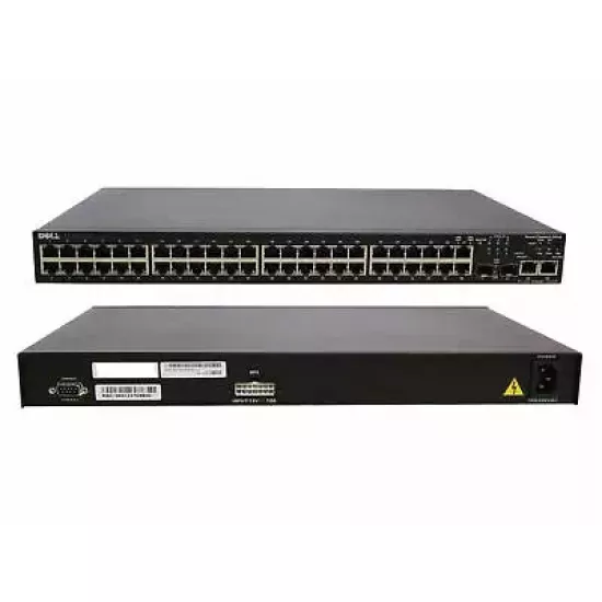 Refurbished Dell power connect 3448 48 port maged network switch 0TJ930