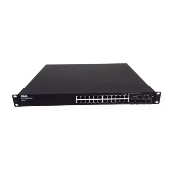 Refurbished Dell power connect 6224 24Port gigabit managed network switch 0Rn856