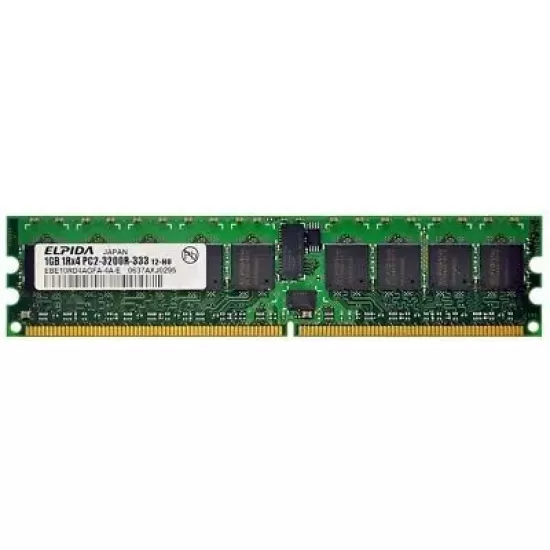 Refurbished Elpida 1GB 333Mhz PC2 3200R DDR2 CL3 Ram ECC Registered EBE10RD4AJFA-4A-E