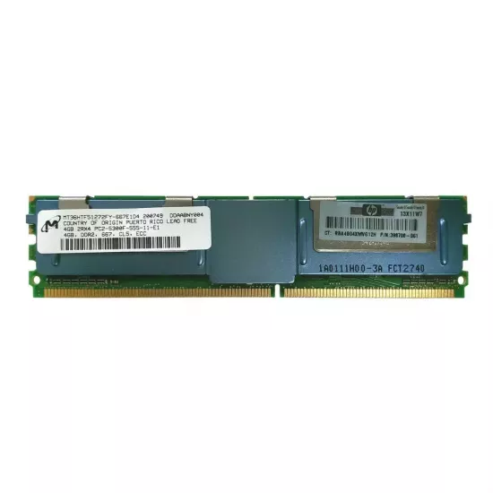 Refurbished HP 4GB 667MHz PC2-5300F-555-11-E1 DDR2 CL5 Ram ECC Registered 398708-061