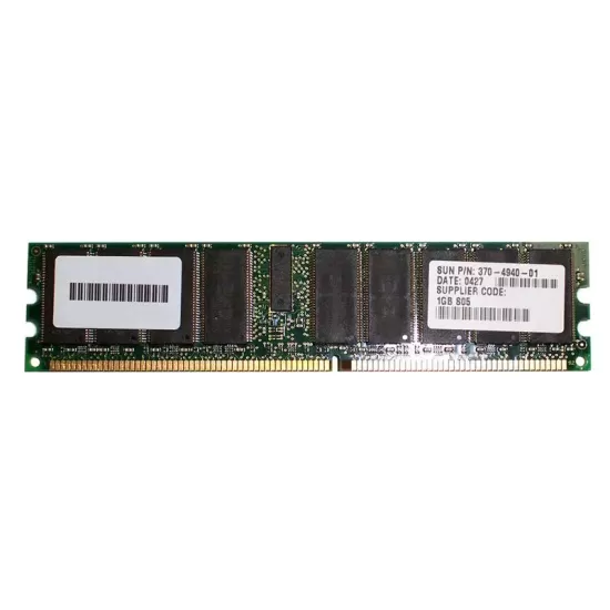 Refurbished Sun 1GB 266Mhz PC2700 DDR RAM CL2.5 ECC Registered 370-4940-01