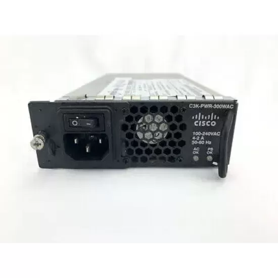 Refurbished Cisco 300 Watt Hot Plug Power Supply SPACSCO-17-C3K-PWR-300WAC V01