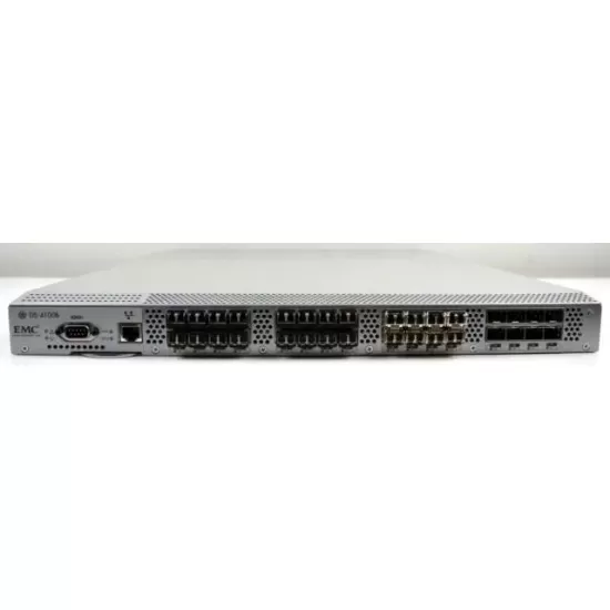 Refurbished EMC DS-4100B 4GB 32Port FC SAN Switch 16 Port Active With 32 SFP (MM) 100-652-032