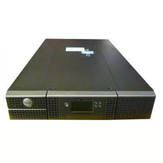 Refurbished Dell PowerVault TL2000 Data Backup Tape Library for Data Storage 18R1106 without Drive