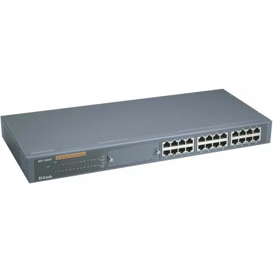 Refurbished D-Link Des-1024R+ 10/100Mbps Unmanaged Network Switch