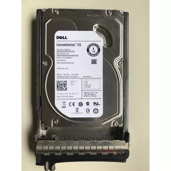 Refurbished Dell 1TB 7.2K RPM 6G 3.5 Inch SATA HDD 02T51W