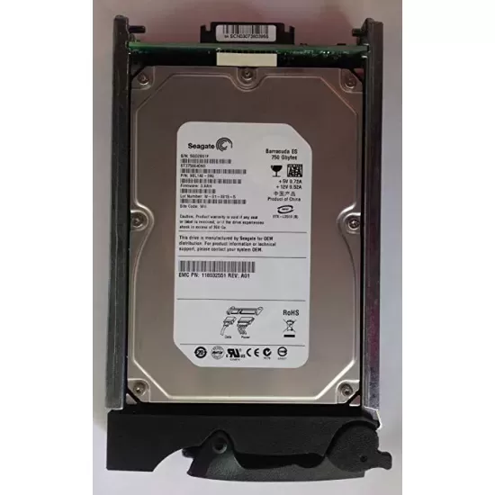 Refurbished EMC 750GB 7.2K RPM 3G 3.5 inch SATA HDD ST3750640NS 118032551