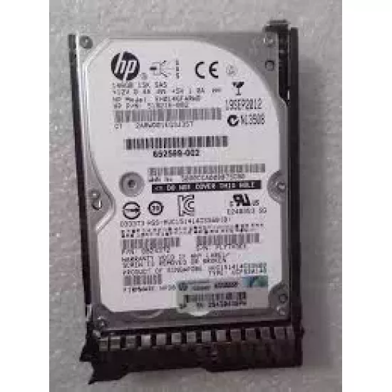 Refurbished HP 146GB 15K RPM 6G 2.5 Inch SAS HDD 518216-002 507129-010 653950