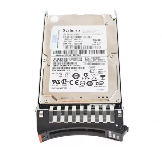 Refurbished IBM 146gb 15k rpm 2g 3.5 Inch FC Hard Disk Drive 17P8395 23R0830