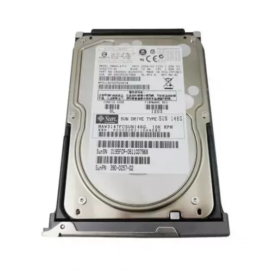 Refurbished Sun 146GB 10K RPM 2G 3.5 Inch FC HDD 390-0119-07 540-5626-01