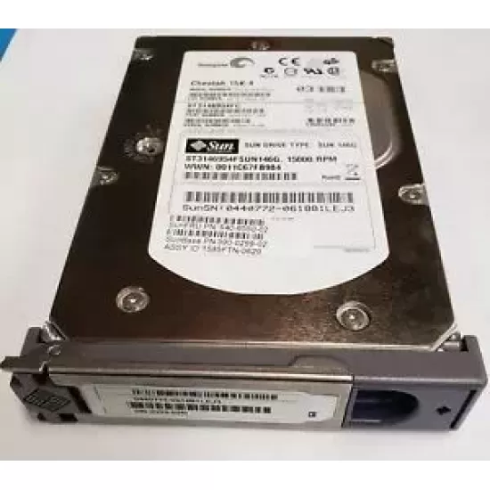 Refurbished SUN 146GB 15K RPM 4G 3.5 Inch FC HDD 390-0328-03 540-6550-02