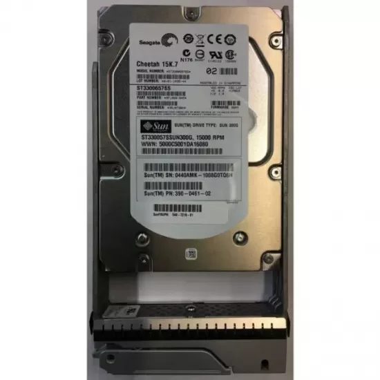 Refurbished SUN 300GB 15K RPM 6G 3.5 Inch SAS HDD 390-0461-02 540-7987-01