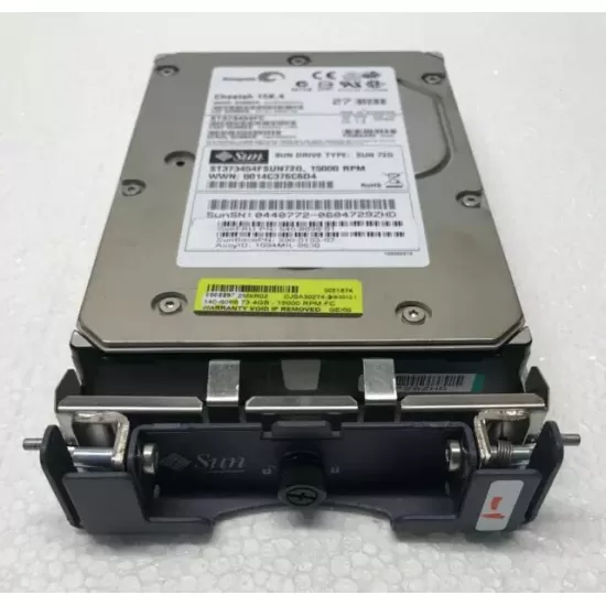 Refurbished SUN 73.4GB 10K RPM 2G 3.5 Inch FC HDD 3900071-02