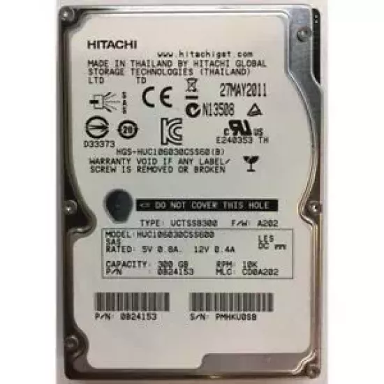 Refurbished Hitachi 300gb 15k rpm 4g 3.5 inch fc hard disk 9FL004-036 5524276-E