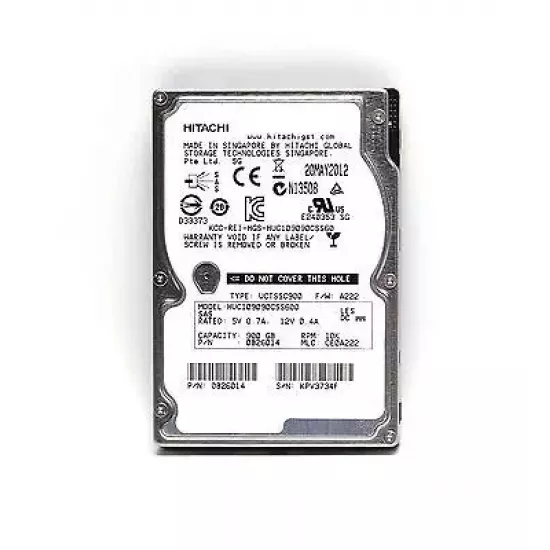 Refurbished Hitachi 900GB 10K RPM 6G 2.5 Inch SAS HDD 5541891-A